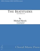 The Beatitudes SATB choral sheet music cover